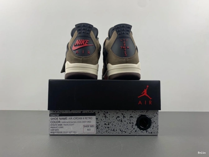 Bmlin AJ4-882335 Jordan x Air Retro TS 4 Scott Travis Brown 0727